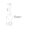 Arcadia 8-in Black/Smoked 1 Light Pendant