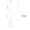 Hayden 7-in Pearl White LED Pendant