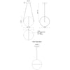Aries 12-in Chrome LED Pendant
