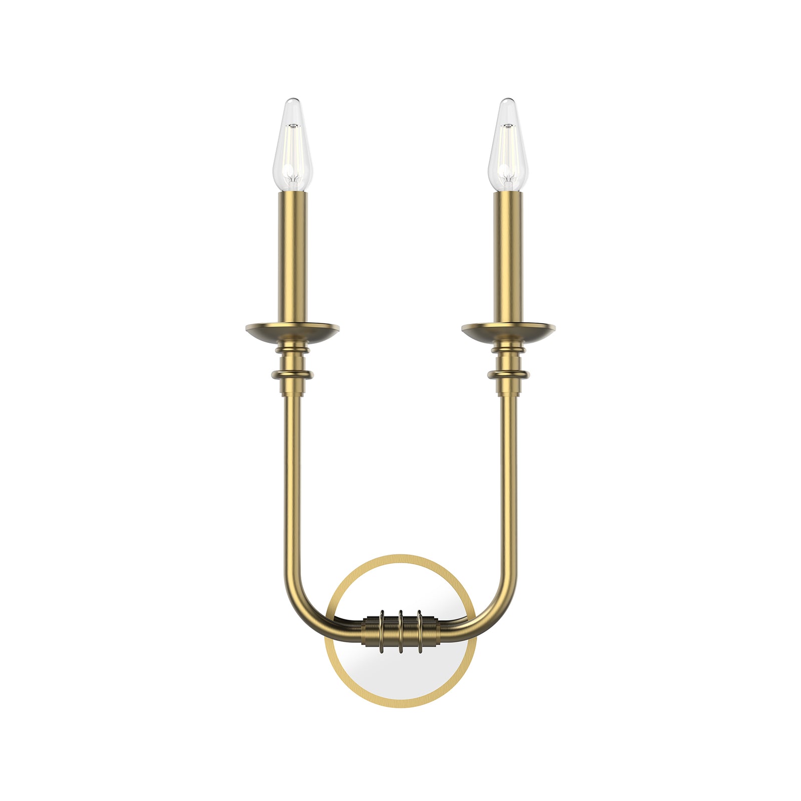 Peabody Vintage Brass 2 Lights Wall/Vanity