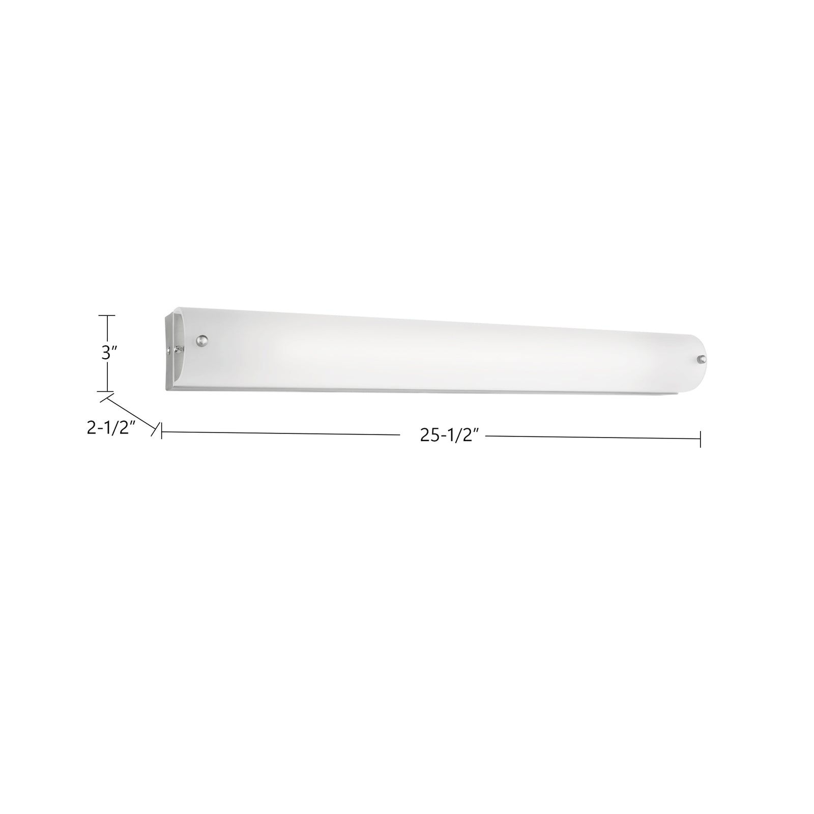 Peggy 25-in Chrome LED Vanity