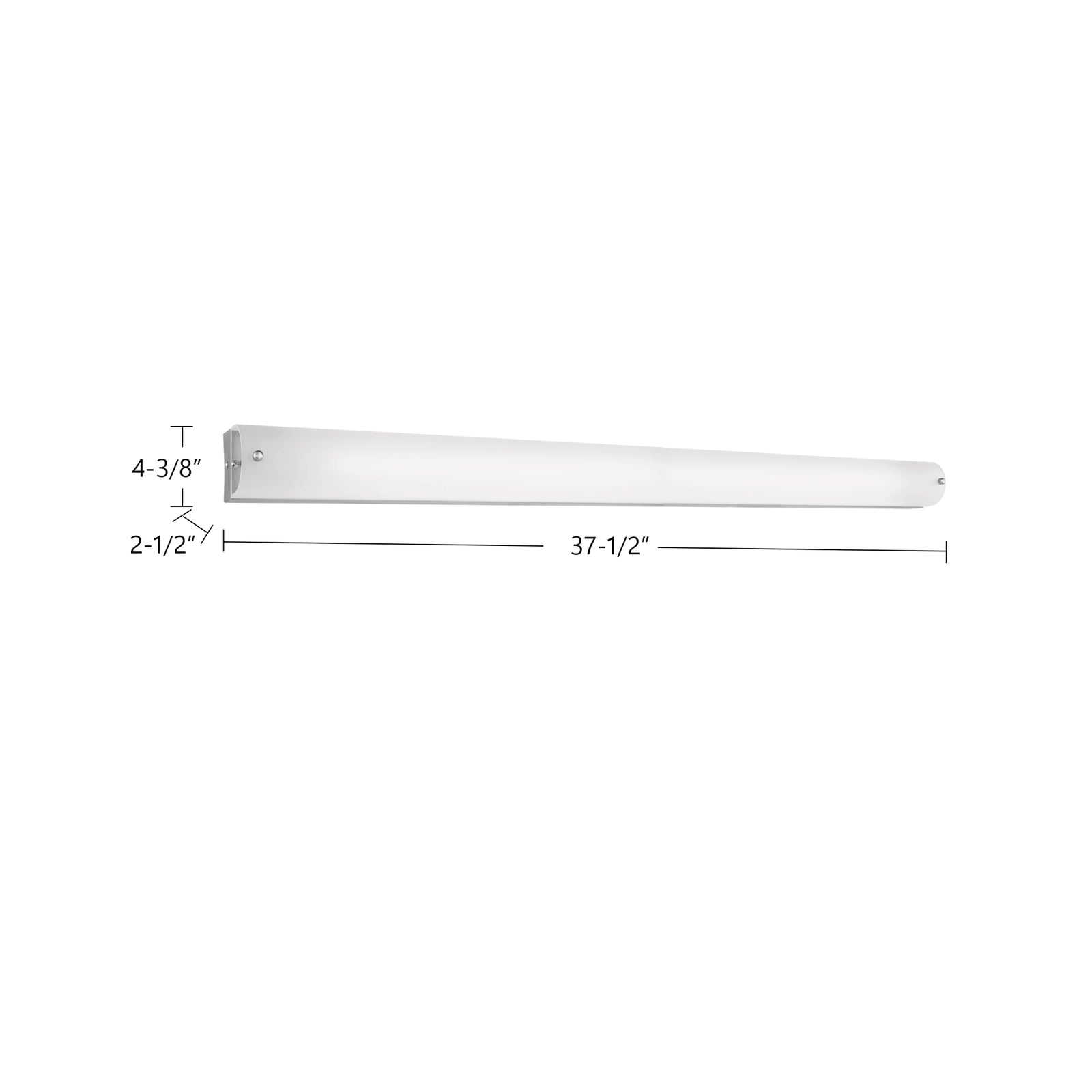 Peggy 38-in Chrome LED Vanity