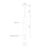 Pendula 16-in Chrome LED Pendant