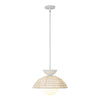 Perth 14-in White/Opal Glass 1 Light Pendant