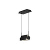 Phoenix 9-in Black/White LED Linear Pendant