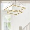 Piazza 24-in Brushed Gold LED Chandeliers