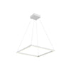 Piazza 24-in White LED Pendant