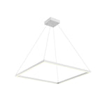 Piazza 32-in White LED Pendant