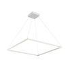 Piazza 36-in White LED Pendant