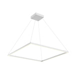 Piazza 36-in White LED Pendant