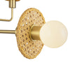 Piper 38-in Brushed Gold Socket Chandelier