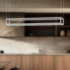 Plaza 48-in White LED Linear Pendant