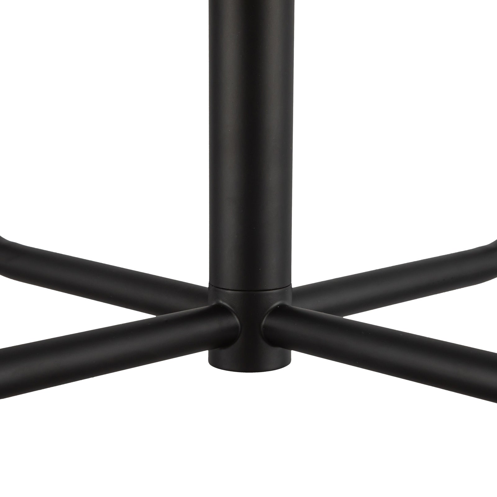 Plisse 23-in Matte Black/Opal Matte Glass 4 Lights Chandeliers