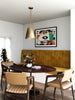 Plisse 16-in Aged Gold 1 Light Pendant