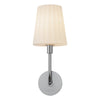Plisse 7-in Chrome/Opal Matte Glass 1 Light Wall/Vanity