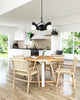 Plume 34-in Matte Black/Opal Glass 3 Lights Chandeliers