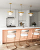 Plume 14-in Brushed Gold/Opal Matte Glass 1 Light Pendant