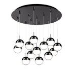 Pluto 24-in Black Chrome 13-Light Multi Pendant
