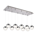 Pluto 27-in Chrome 10-Light Multi Pendant