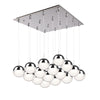 Pluto 20-in Chrome 16-Light Multi Pendant