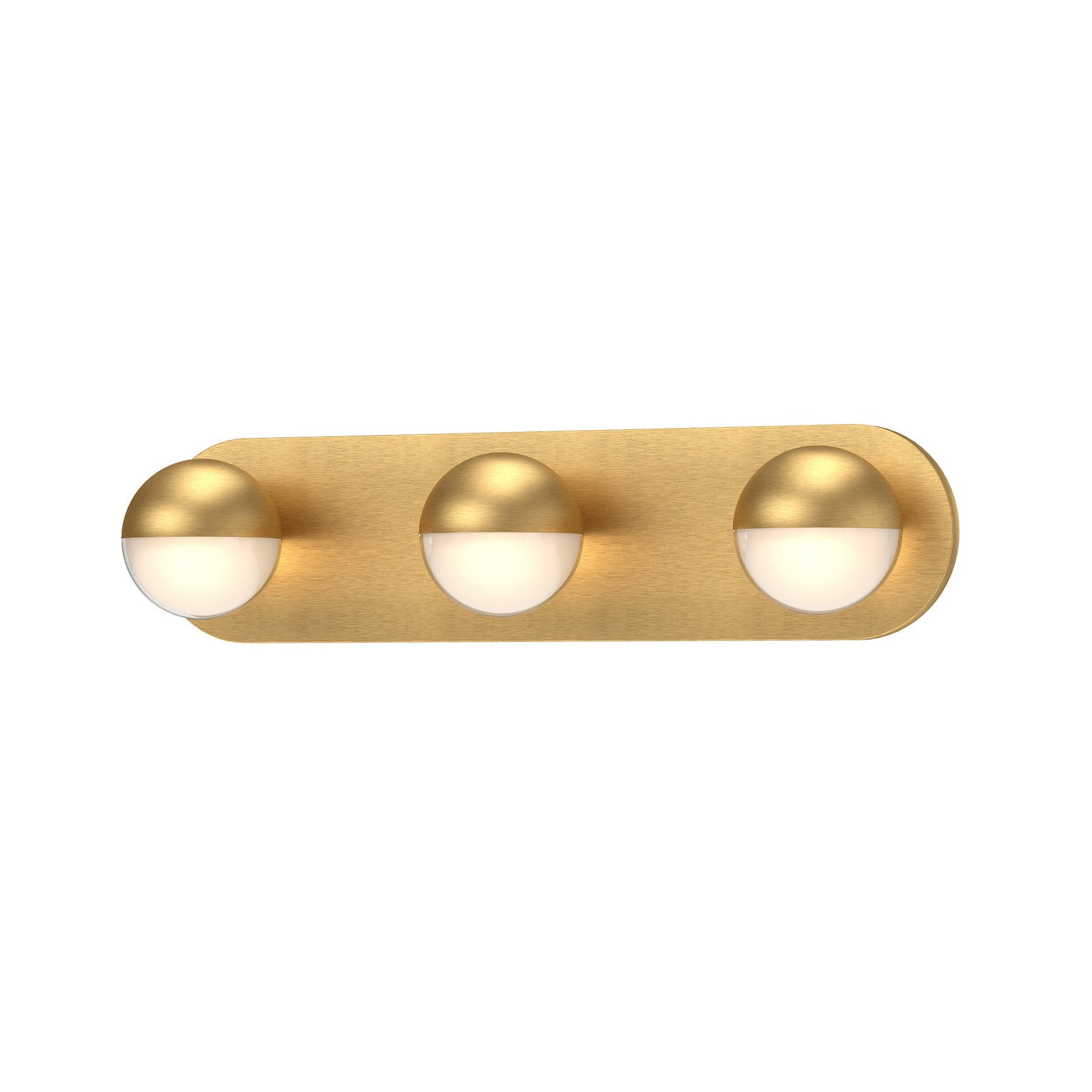 Pluto 21-in Brushed Gold LED Vanity