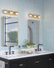 Pluto 21-in Brushed Gold LED Vanity