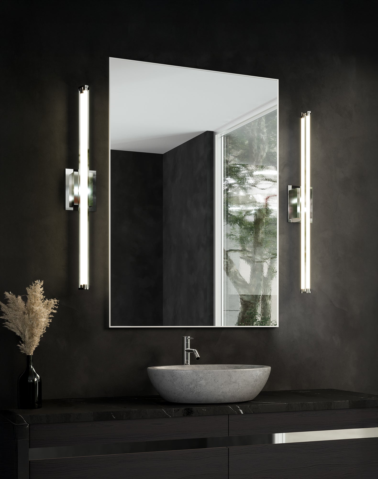 Plymouth 24-in Chrome LED Vanity