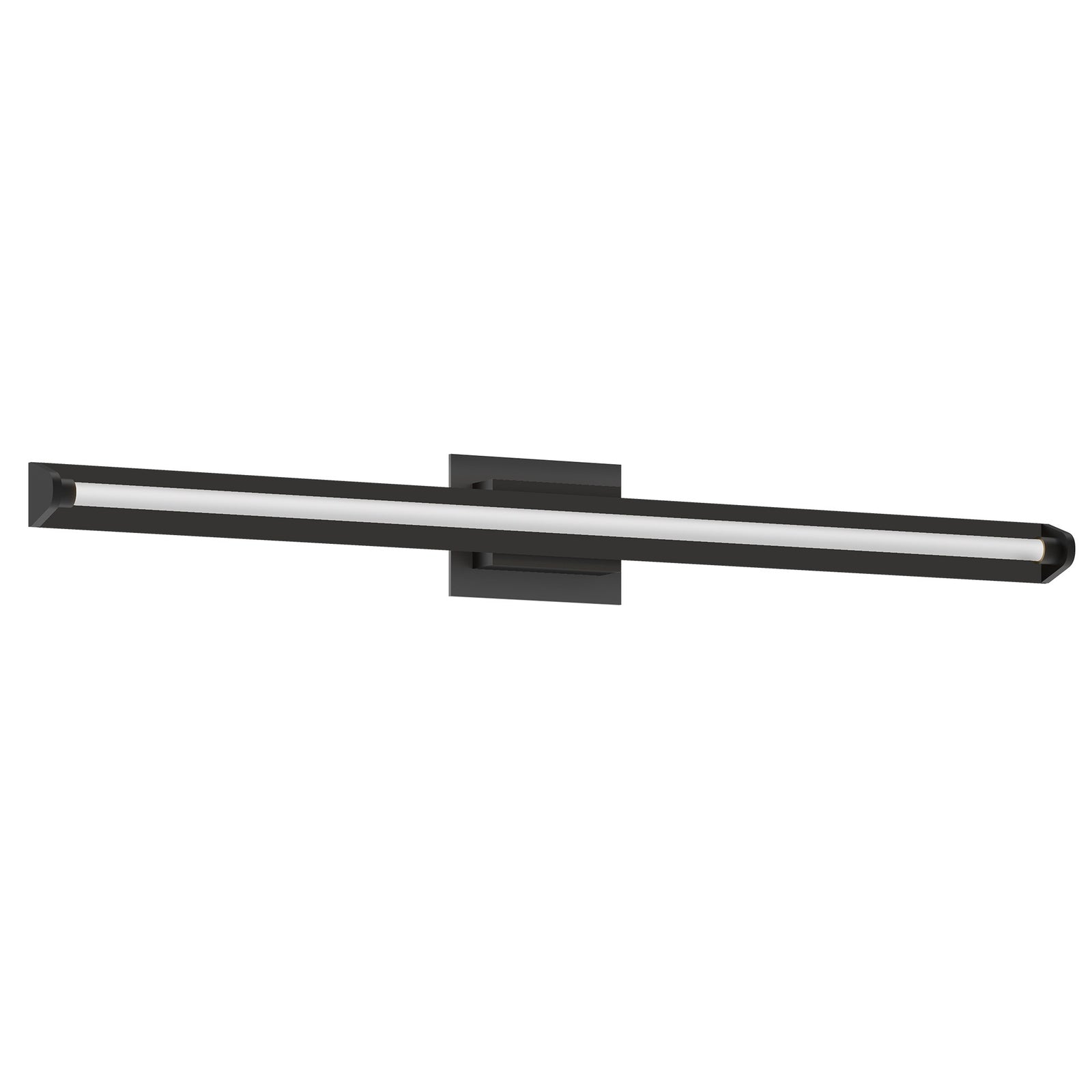 Plymouth 37-in Black LED Vanity