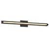 Plymouth 37-in Black LED Vanity