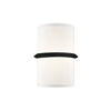 Pondi 9-in Black LED Wall Sconce