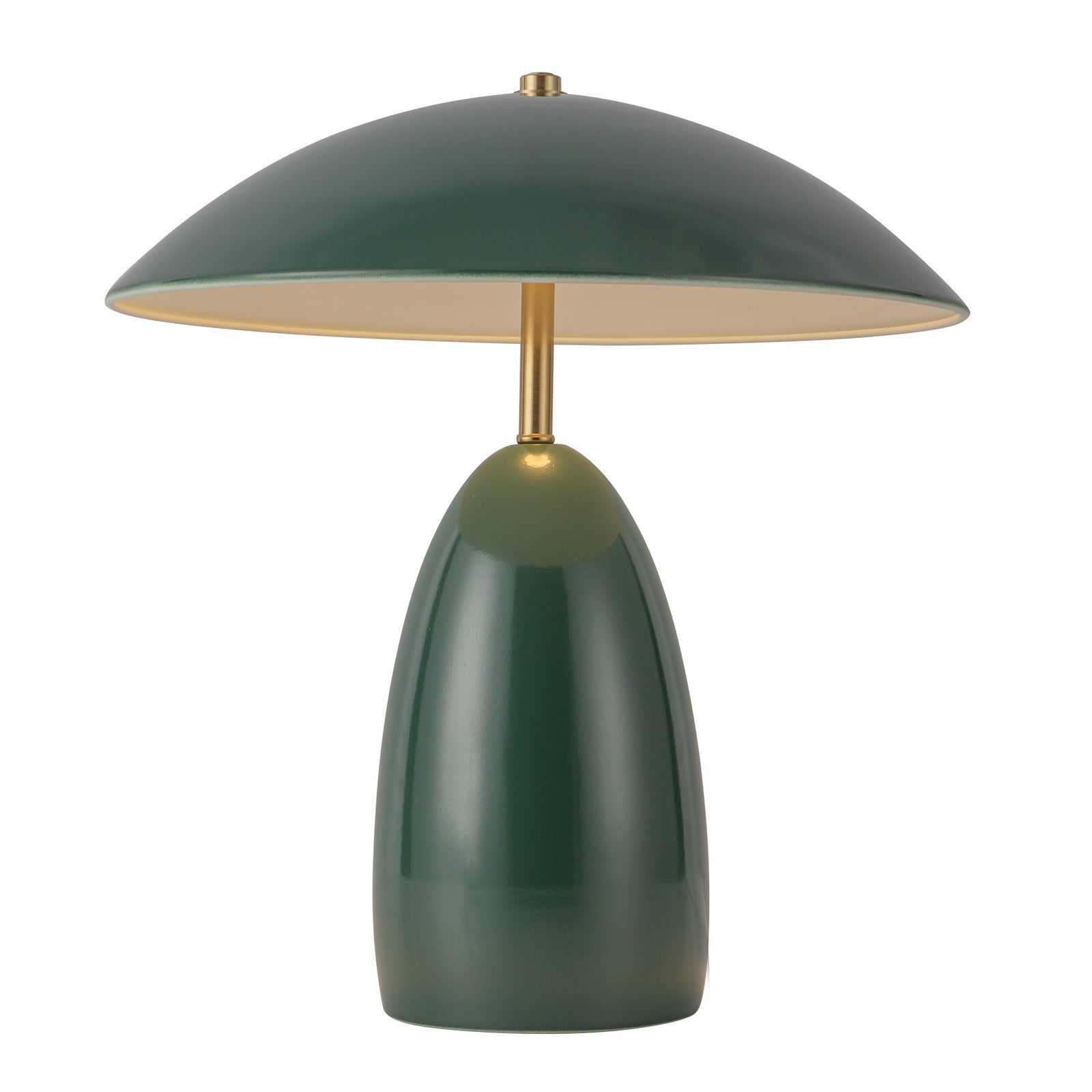 Poppy 12-in Pine Green LED Table Lamp