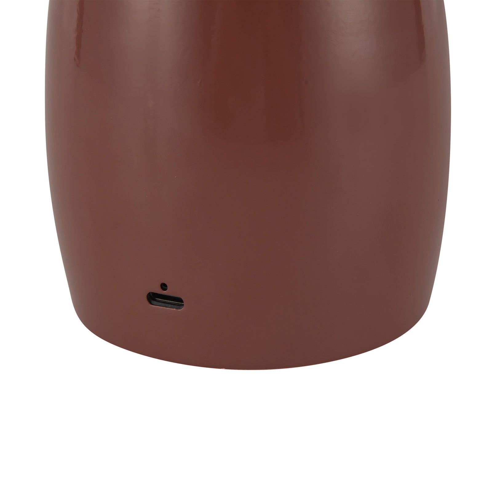 Poppy 9-in Burgundy LED Table Lamp