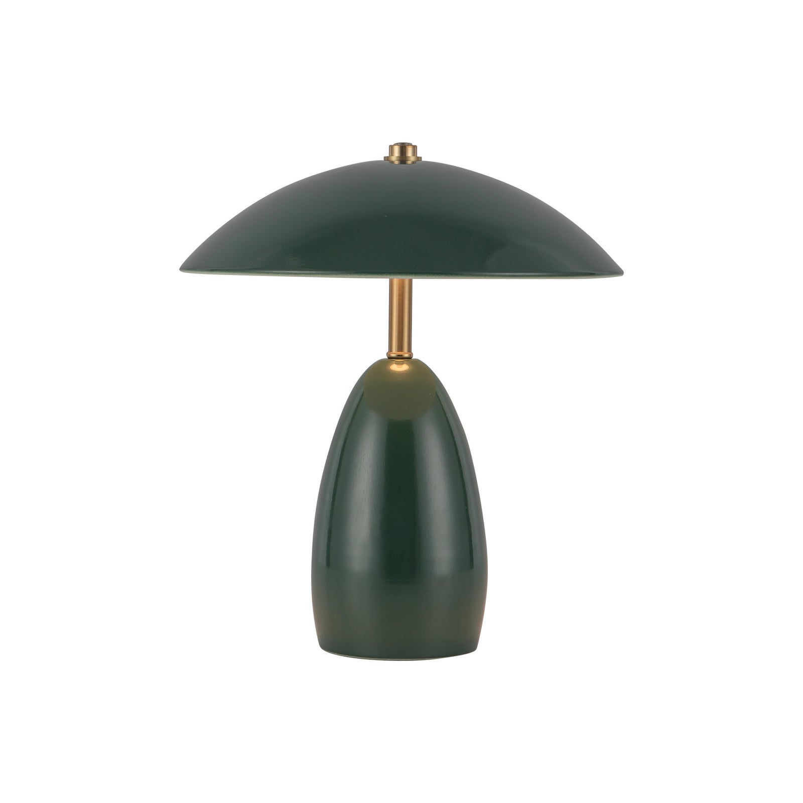 Poppy 9-in Pine Green LED Table Lamp