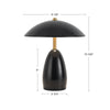 Poppy 9-in Pine Green LED Table Lamp