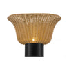 Rancho 14-in Matte Black Socket Wall/Vanity Light
