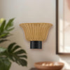 Rancho 14-in Matte Black Socket Wall/Vanity Light