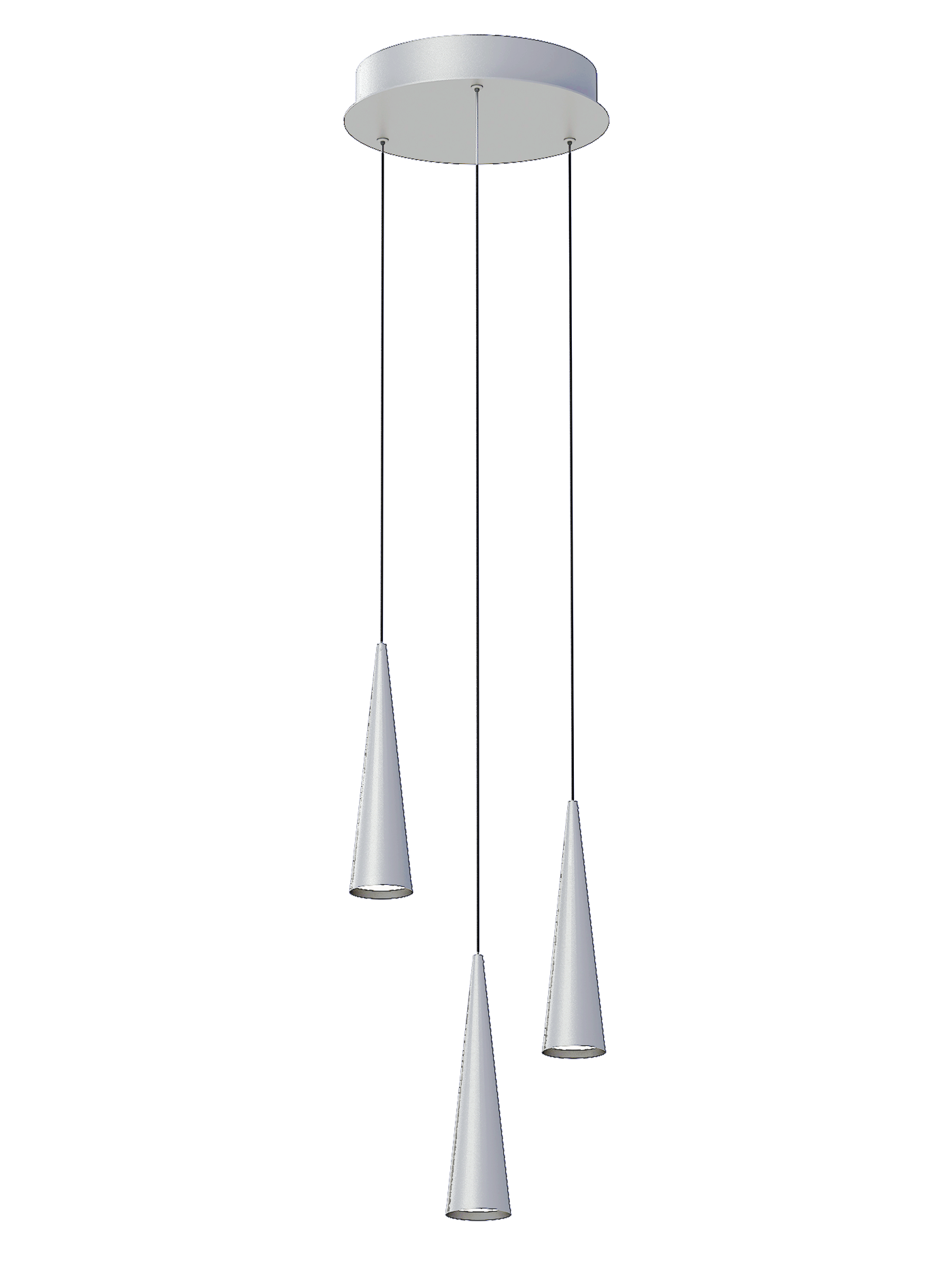 RCD Multi-Light Pendant - Polished Chrome