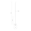 Reeds 10-in White LED Floor Lamp