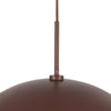 Regent 19-in Burgundy Socket Pendant