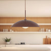 Regent 19-in Burgundy Socket Pendant