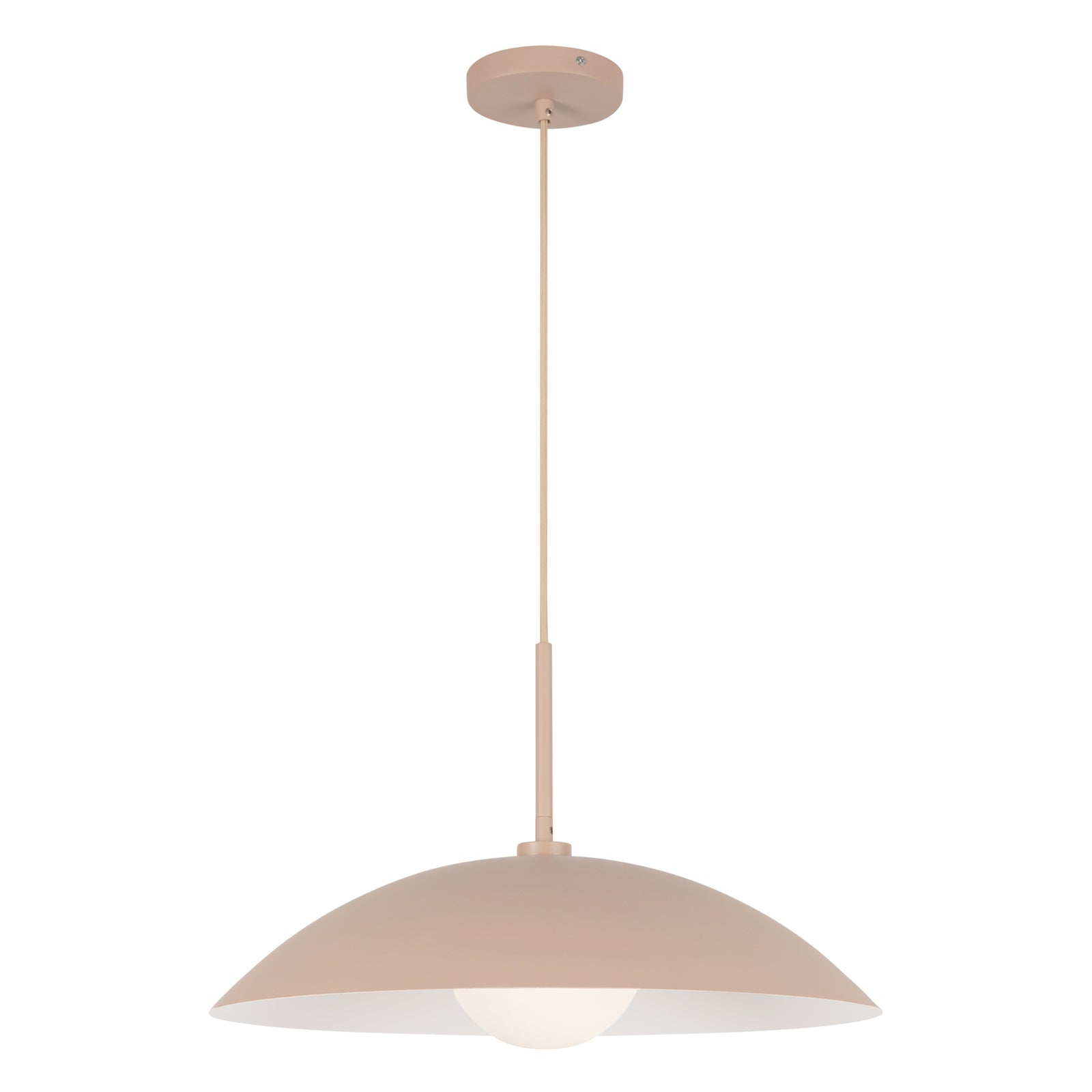 Regent 19-in Peach Socket Pendant