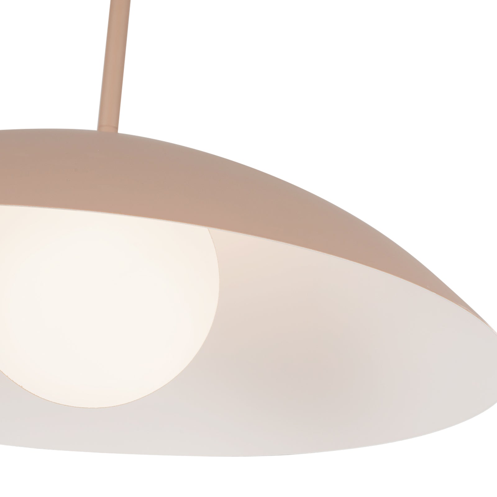 Regent 19-in Peach Socket Pendant
