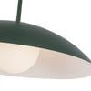 Regent 19-in Pine Green Socket Pendant