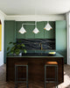Remy 38-in White/Opal Glass 3 Lights Chandeliers