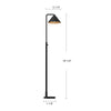 Remy 58-in White 1 Light Floor Lamp