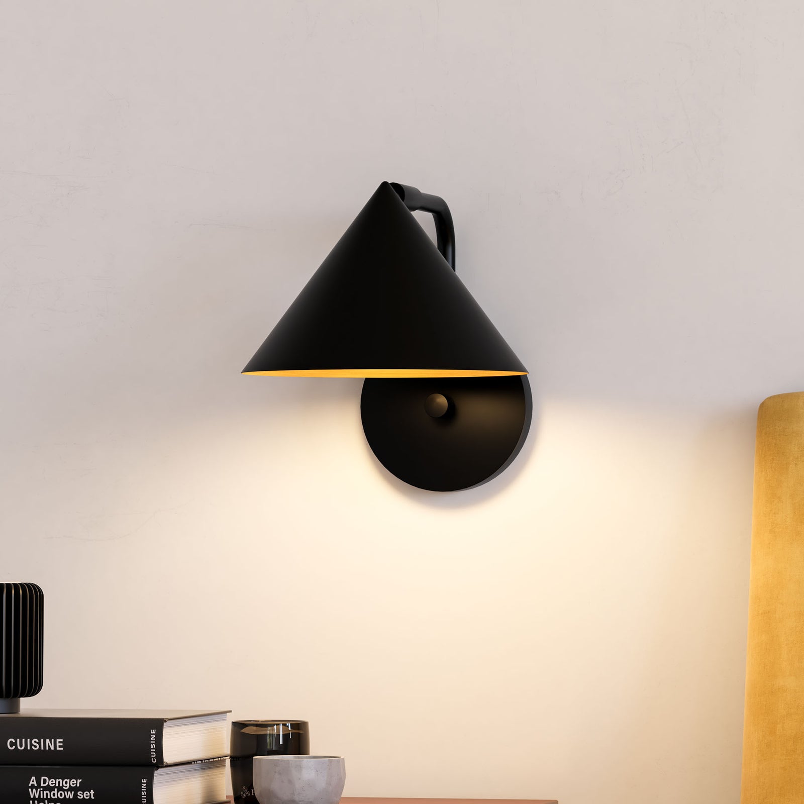 Remy 7-in Matte Black 1 Light Wall/Vanity
