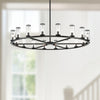 Revolve Clear Glass/Urban Bronze 18 Lights Chandeliers