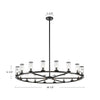Revolve Clear Glass/Polished Nickel 18 Lights Chandeliers