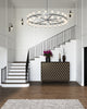 Revolve Clear Glass/Polished Nickel 42 Lights Chandeliers