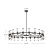 Revolve Clear Glass/Natural Brass 42 Lights Chandeliers
